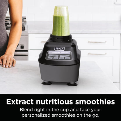 Ninja Kitchen System - All-in-One Food Processor & Blender for Smoothies | Includes Pitcher, Travel Cup & 8-Cup Bowl | Perfect for Salsa, Dough, Shakes & Frozen Drinks | 120 Volts | Black | BL770AMZ