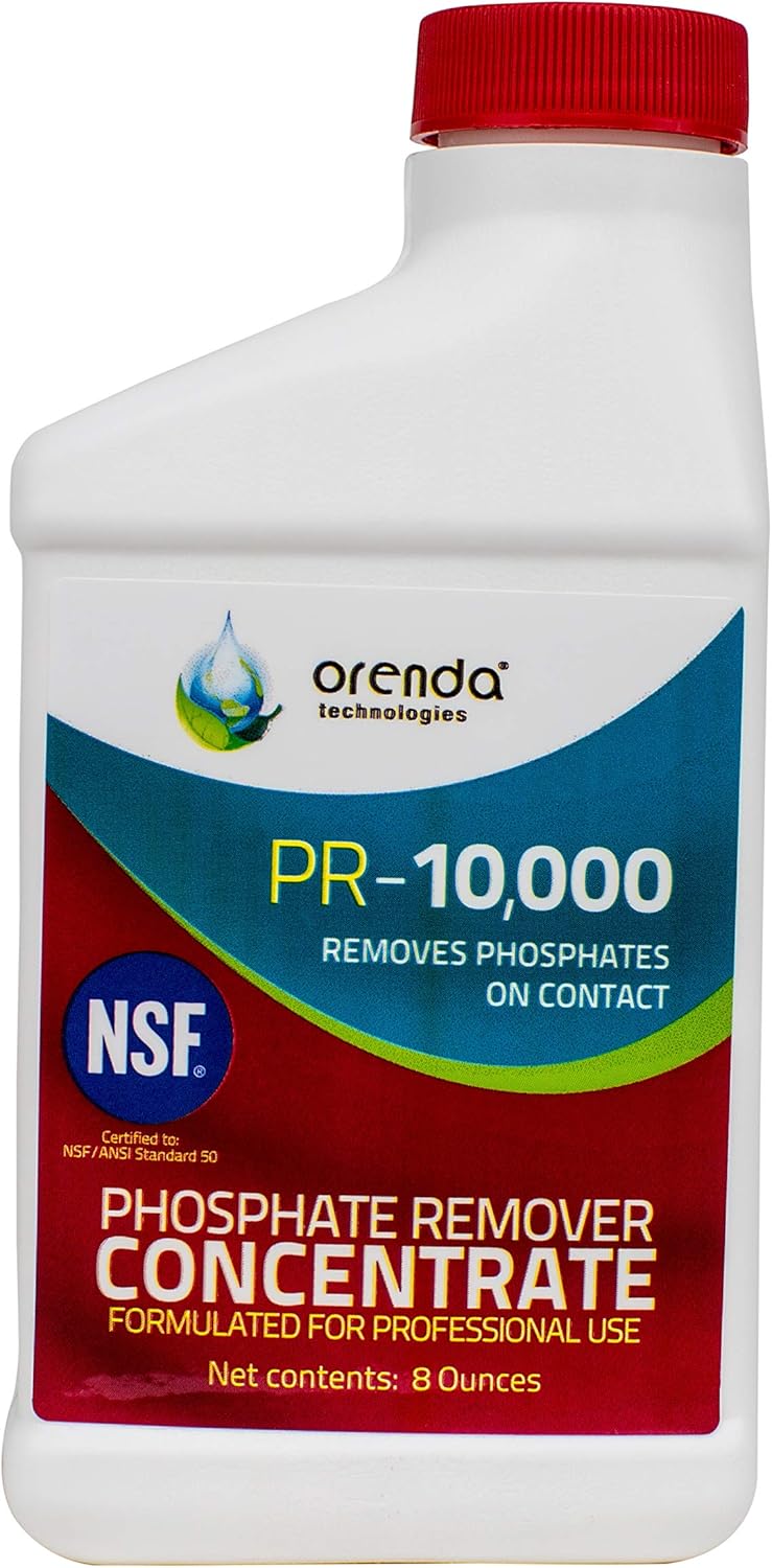Orenda PR-10000 Pool & Spa Phosphate Remover Concentrate - Removes Phosphates On Contact, 1/2 Pint