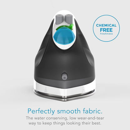 Steamfast SF-760 Portable Cordless Steam Iron - Non-Stick Sole Plate with Carrying Case | White