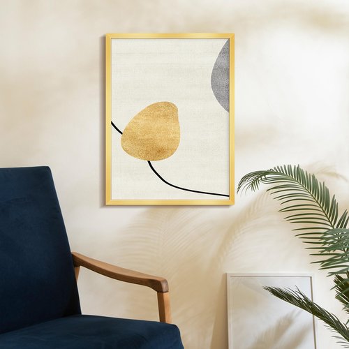 LaVie Home 12x16 Picture Frame for Wall Display, 12x16 Gold Picture Frame with HD Plexiglas, 12 x 16 Poster Frame 1 Pack, Display Frame for Vertical or Horizontal, Classic Collection