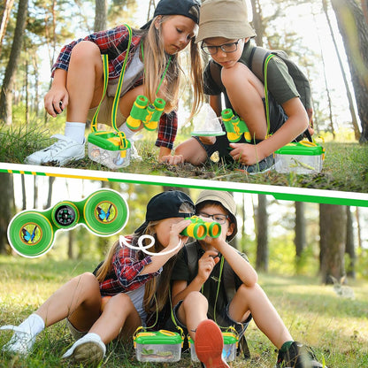 Bug Catcher Kit for Kids by [Brand Name] - Sturdy Insect Collector with Binoculars & Butterfly Net | Outdoor Explorer Set for Ages 3-8