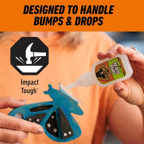 Gorilla Super Glue Gel XL - Clear 25g | Fast-Setting, No-Drip Control for Precise Repairs