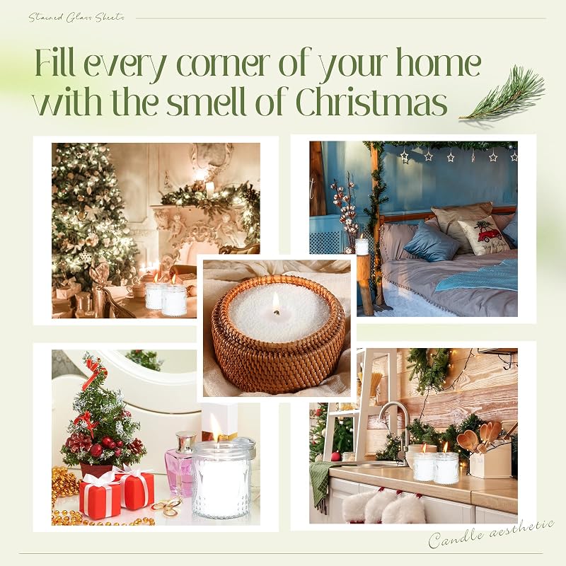 MTLEE 4.4 lb Fir Scented Pearled Candle Wax Kit - Variation: 4+ Fir
