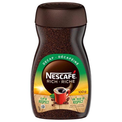 NESCAFÉ RICH Decaffeinated,dark roast Instant Coffee 100g