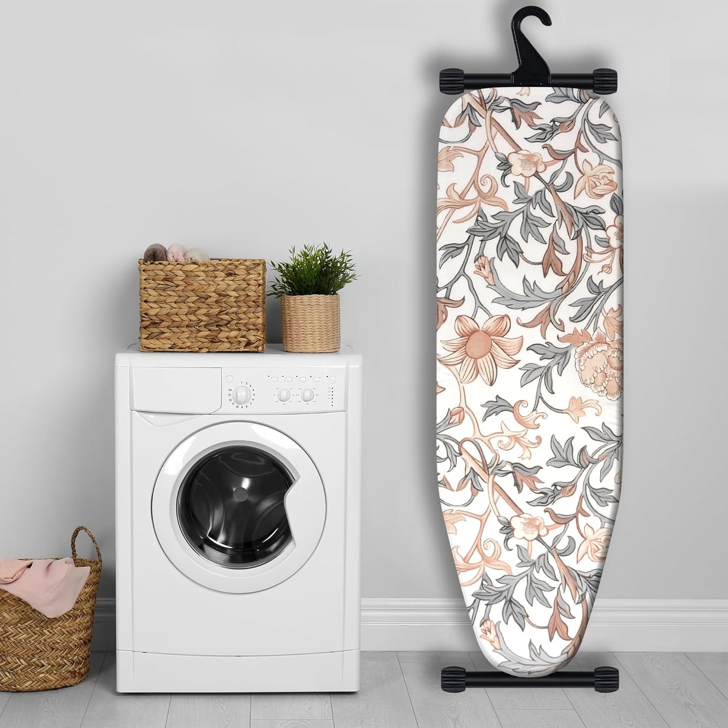 Veiox Thick Padded Ironing Board Cover - Extra Soft Heatproof Surface | Heavy-Duty Fabric, Fits Standard Sizes (15"X54")