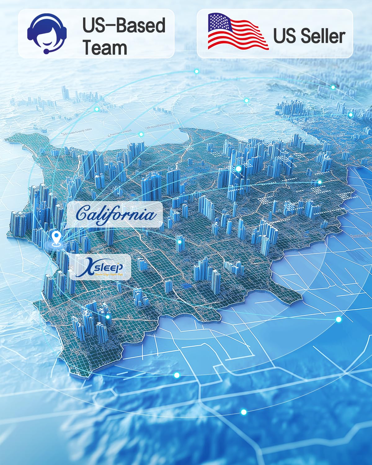 Xsleep Twin Air Mattress with Built in Pump Luxurious Comfort Raised Inflatable Mattress Twin Airbed Blow Up Mattress for Home and Guests 75"*39"*13" Air Bed 2 Minutes Fast Inflate/Deflate 330 lbs Max