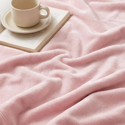 Bedsure GentleSoft Throw Blanket - Cozy Pink Fleece for Home Decor | 50x60 Inches, 300GSM
