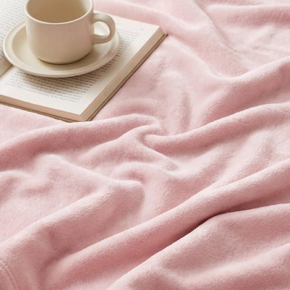Bedsure GentleSoft Fleece Blanket Twin Size Pink - 300GSM Lightweight Plush Fuzzy Cozy Soft Warm Blanket for Bed, Sofa, Couch, Travel, Camping, 60x80 inches