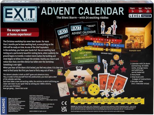 EXIT: The Game - Silent Storm Advent Calendar | Family Cooperative Puzzle Escape Room