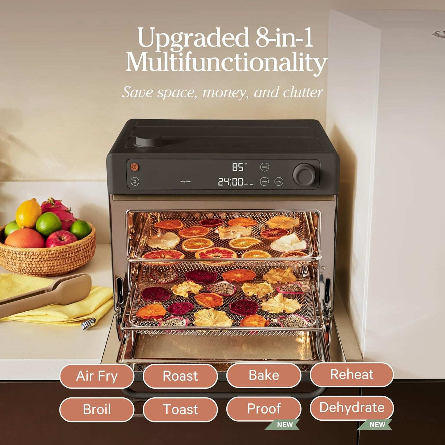 Our Place Wonder Oven Pro - 8-in-1 Digital Air Fryer & Countertop Oven | 32 QT Capacity - Char