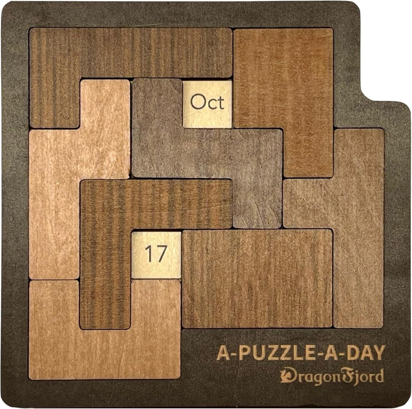 DragonFjord A-Puzzle-A-Day Premium Boxed Edition | 365+ Daily Challenges with Magnetic Storage & Hint Book