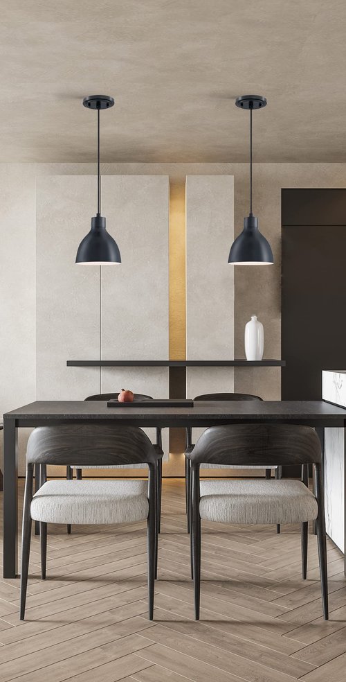 3 Pack Single Kitchen Island Mini Metal Drum Pendant Light Industrial Hanging Ceiling Light Fixtures for Over Sink Bar,Dining Room,Corridor,Entryway,Hallway