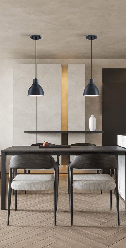 3 Pack Single Kitchen Island Mini Metal Drum Pendant Light Industrial Hanging Ceiling Light Fixtures for Over Sink Bar,Dining Room,Corridor,Entryway,Hallway