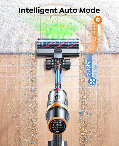 Skiennix Cordless Vacuum Cleaner - 650W 55KPA Power, 70-Minute Runtime, Extra Mattress Tool | Ideal for Pet Hair & Carpets
