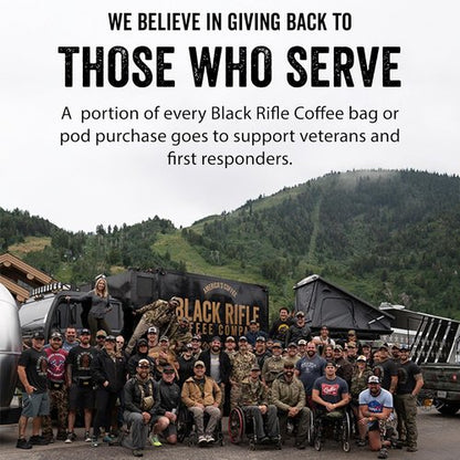 Black Rifle Coffee Company Dark Roast Coffee Pods - Bold & Smoky 100% Arabica K-Cups | Tactisquatch - 84 Count