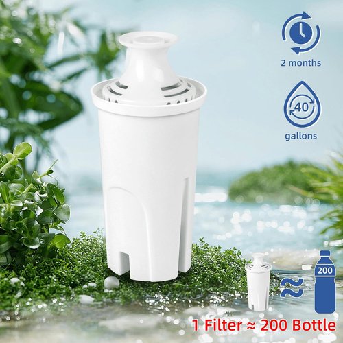 Beita Water Filter Replacement - NSF Certified Filters for Brita Pitchers | 4 Pack, OB03, Classic 35557