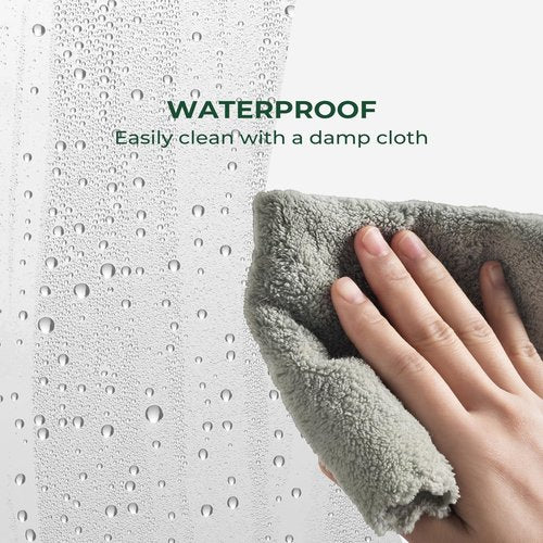 HARBOREST Clear Shower Curtain Liner with Side Suction Cups, Premium PEVA Plastic Shower Liner with 3 Magnets, Waterproof Bathroom Curtain, 72 x 72, Clear