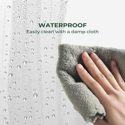 HARBOREST Clear Shower Curtain Liner with Side Suction Cups, Premium PEVA Plastic Shower Liner with 3 Magnets, Waterproof Bathroom Curtain, 72 x 72, Clear