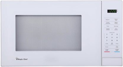 Regine Switzerland 1.1 Cu. Ft. Countertop Microwave Oven - Sleek White Design for Modern Kitchens
