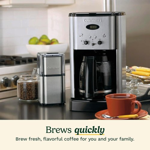 Cuisinart DCC-1200P1 Brew Central 12-Cup Programmable Coffeemaker - Brushed Chrome Finish