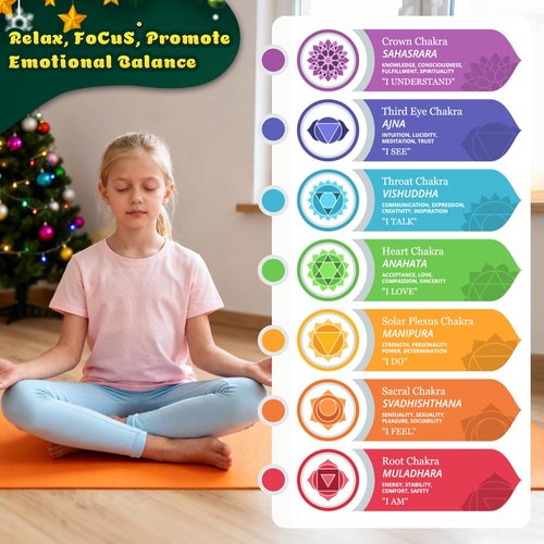 Crystal Advent Calendar 2025 by [Brand Name] - 24-Day Countdown with Natural Chakra Healing Stones | Perfect Christmas Gift for Kids and Pet Lovers