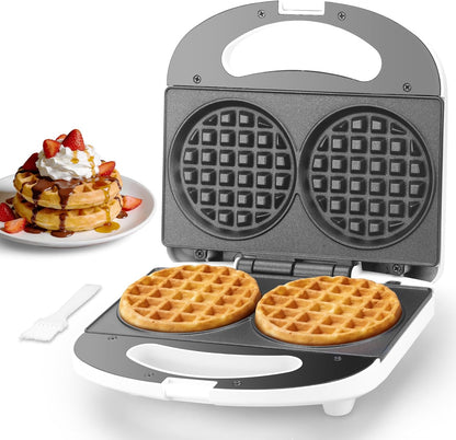 Skiennix Double Mini Waffle Maker - Versatile Chaffle Maker for Keto Waffles & Hash Browns | 4 Inch