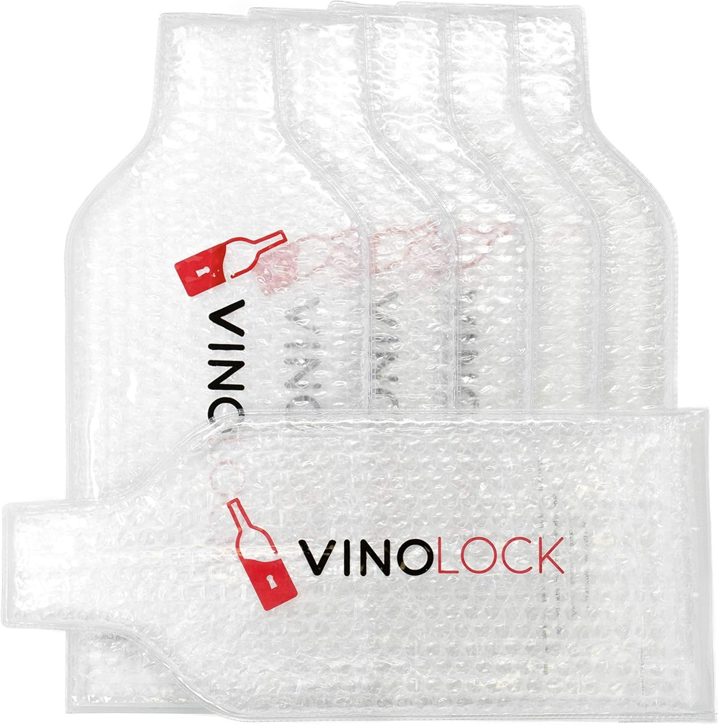 Wine Protector Bag For Airline Travel by Vinolock - 6 pack