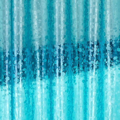 Bostofy Shower Curtain Liner Heavy Duty EVA, Waterproof Shower Liner with 12 Rust Proof Metal Grommets and 3 Weighted Magnet, 72 x 72 Inches Bathroom Shower Curtain, Teal