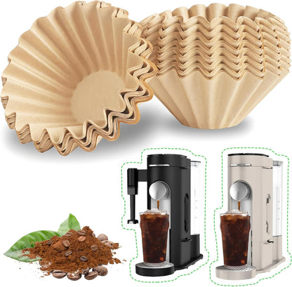Ninja Disposable Coffee Filters - Unbleached Paper for PB051 & PB041 Single Serve Maker | 150 PCS