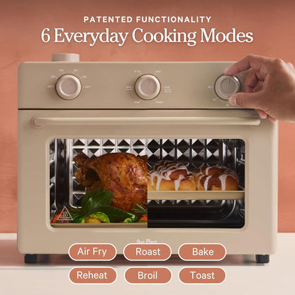Our Place Large Wonder Oven - 6-in-1 Stainless Steel Air Fryer Toaster Oven Combo | 31.7 QT Capacity - Toast, Roast, Bake, Reheat, Broil & Steam | Spice