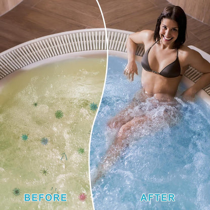 Skiennix 1.2LB Bromine Tablets - 1 Inch Hot Tub Tablets for Soft Water Feel | No Chlorine Odor