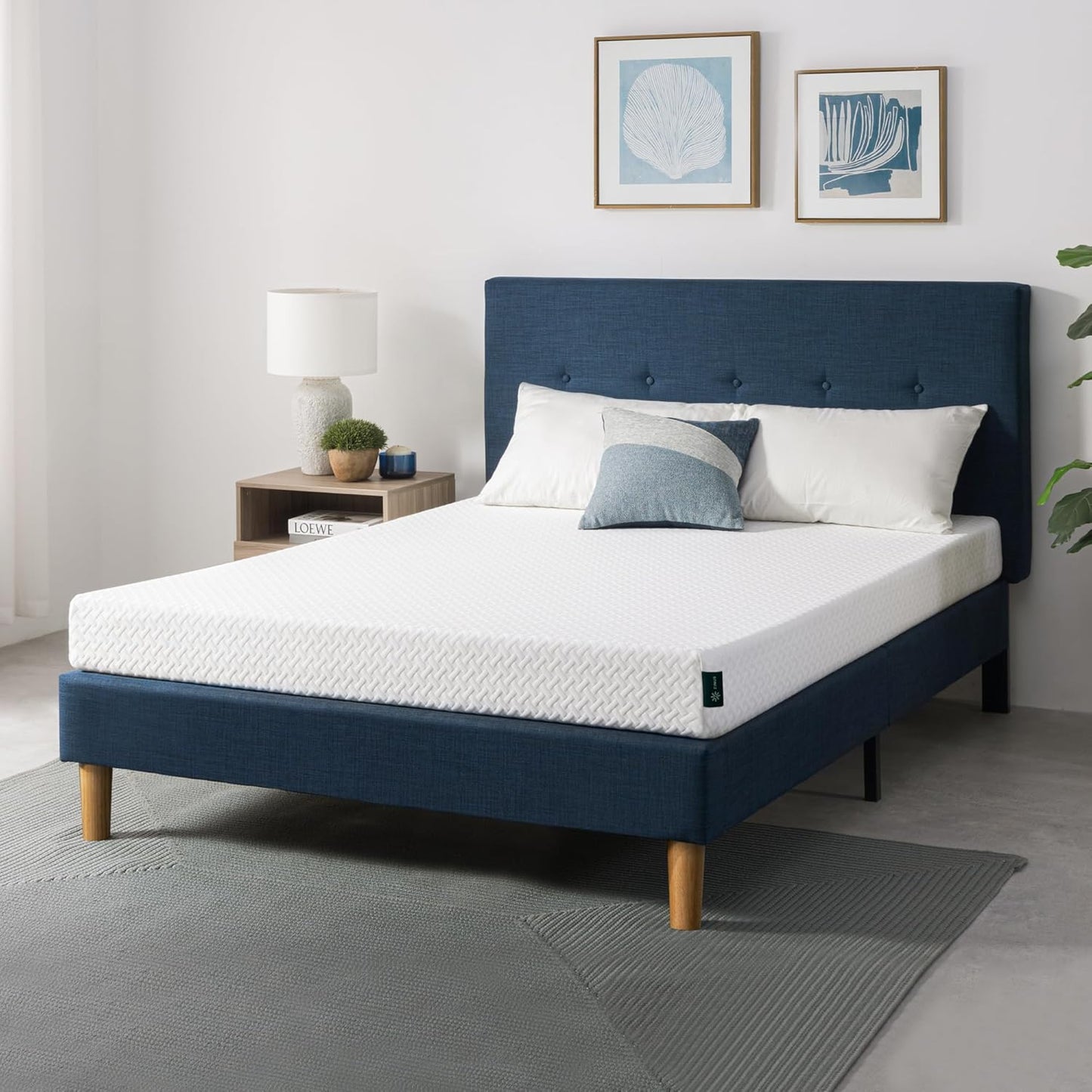 Zinus 6 Inch Full Memory Foam Mattress - Cooling, Fiberglass-Free, Medium Feel, Safe Materials