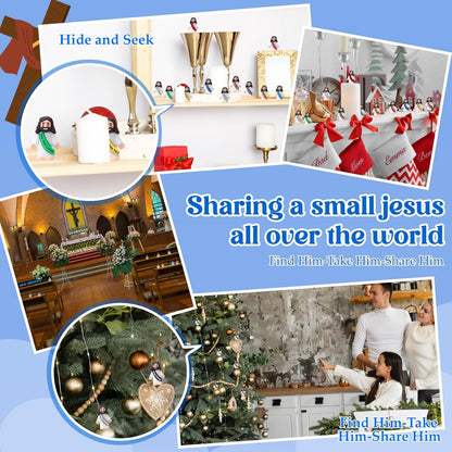 Bememo Mini Jesus Figures - 25 Pcs Original Design Toys for Sunday School & Baptism Gifts