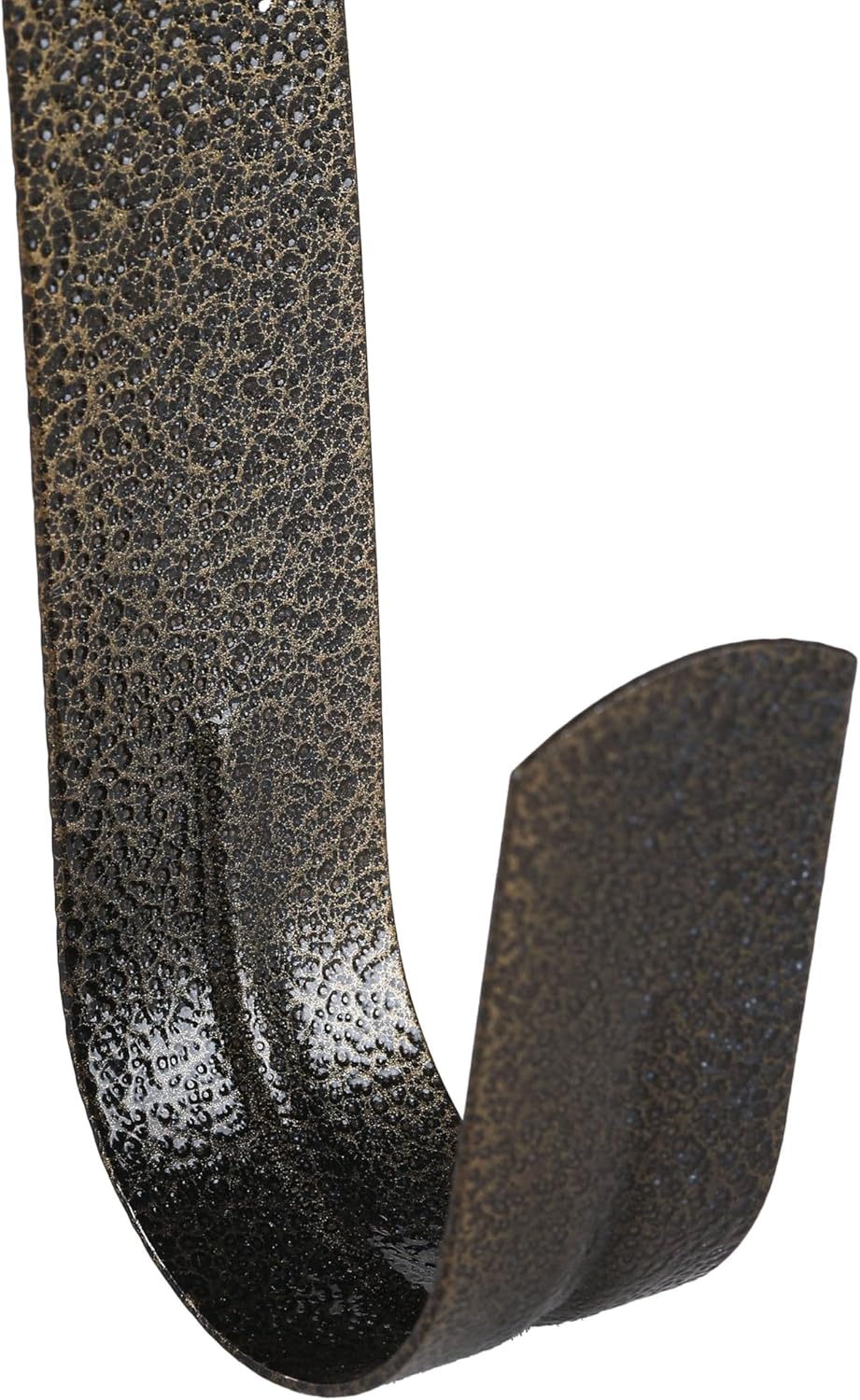 Sattiyrch Wreath Hanger - 12" Steel Over The Door Hook in Textured Bronze for Front Door Decor