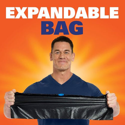 Hefty Ultra Strong Trash Bags - 30 Gallon, Unscented, Black - 25 Count for Heavy-Duty Use