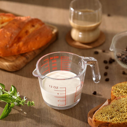 Skiennix Glass Measuring Cup - Essential Baking & Cooking Tool | Durable & Easy to Read