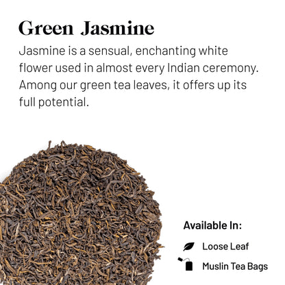 Kusmi Tea - Jasmine Green Tea - Organic Blend of Green Tea with Jasmine - Organic Flavored Green Tea - Loose Leaf Tea - Tin Box of 3.1 oz - Quantity for about 50 cups