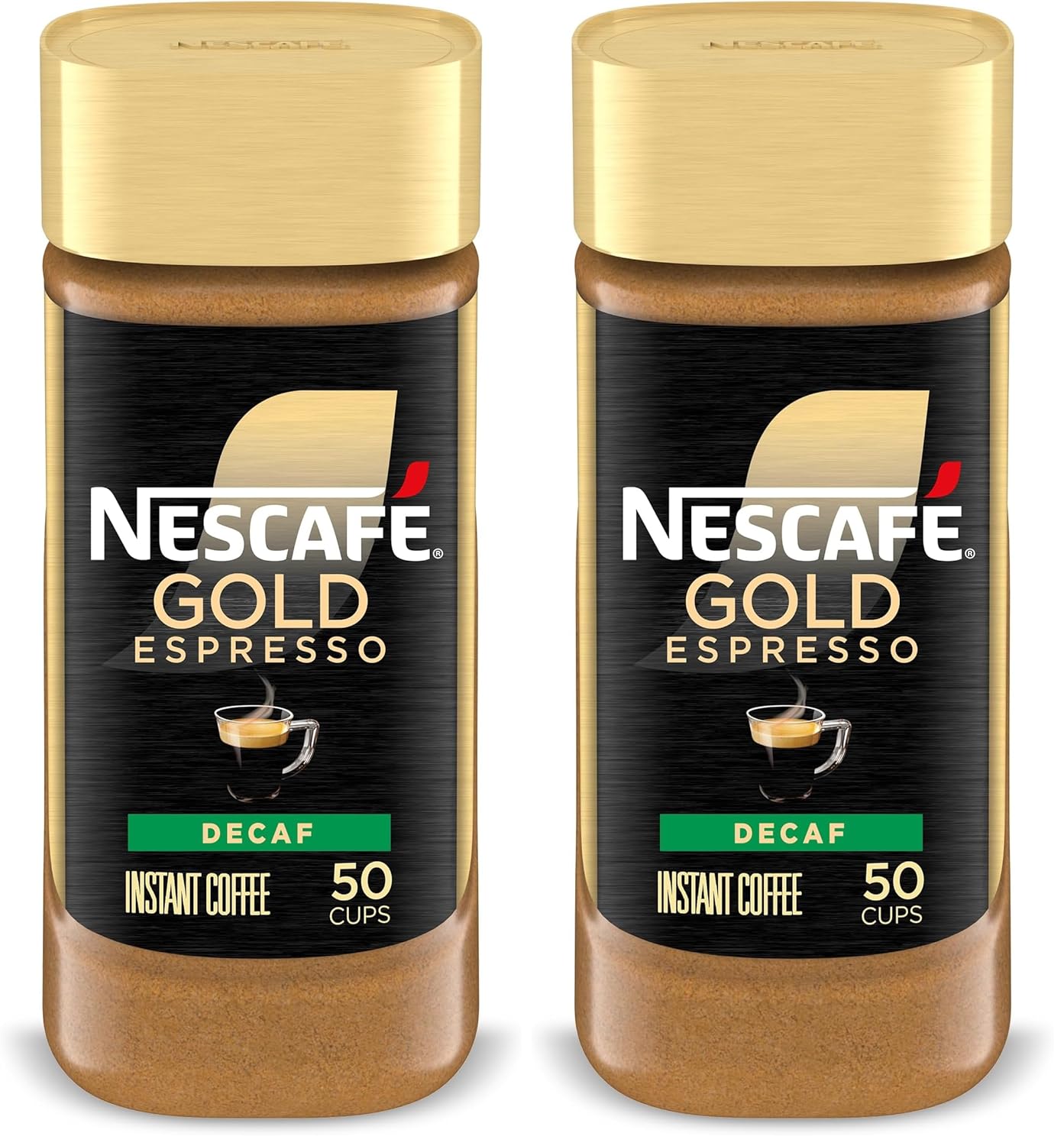 NESCAFÉ Gold Decaf Espresso Instant Coffee - Rich Flavor, 3.17 oz | Pack of 2