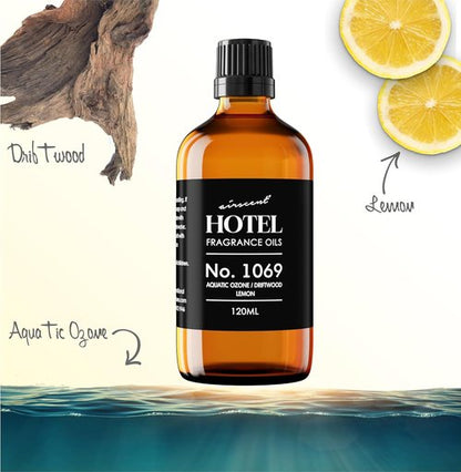 AirScent Hotel Diffuser Oil No. 1069 - Aquatic Ozone & Driftwood - Premium 10 mL Fragrance Oil for Diffusers