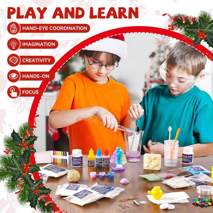 Kids Gifts Birthday Advent Calendar for Girls Boys Toys, 24 Days Science Kits Countdown Calendar for Kids Age 4+, Birthday Vacation Advent Calendar