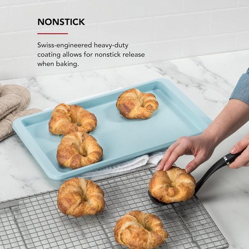 KitchenAid Nonstick Baking Sheet - 10x15in Aluminized Steel for Perfectly Baked Goods