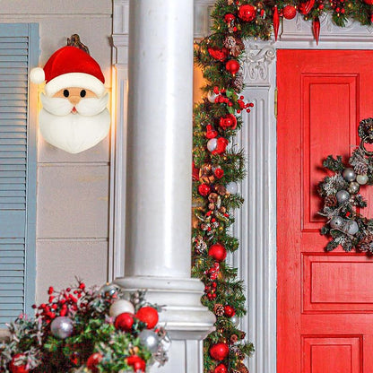 Santa Porch Light Cover - Christmas Snowman Santa Elf, 1 Pc Variation of THIS listing