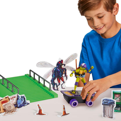 Playmates Toys - Teenage Mutant Ninja Turtles Donatello Skateboard Figure with Accessories | Exclusive Edition