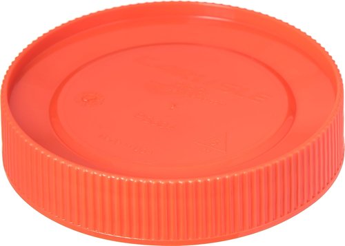 Carlisle FoodService Products Stor N' Pour Bottle Caps Lids with Stacking Ridge for Bar, Kitchen, And Restaurants, Plastic, 3.5 Diameter, Assorted, (Pack of 12)