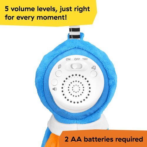 Baby Einstein Take Along Opus Octopus Soother, Portable Musical Sensory Toy with Stroller Clip, 20 Melodies and Calming Sounds for Newborn Baby, Plush Travel Toy 0-36 Months