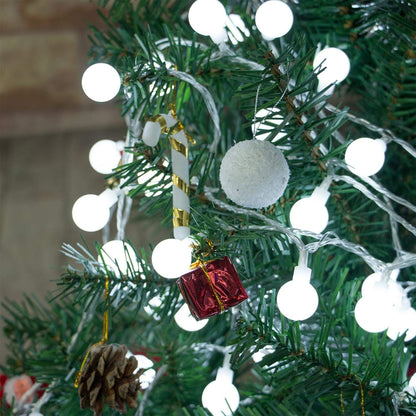 Minetom 33 Feet Globe Ball String Lights - 100 LED Waterproof Fairy Lights with Remote | Pure White for Indoor & Outdoor Decor