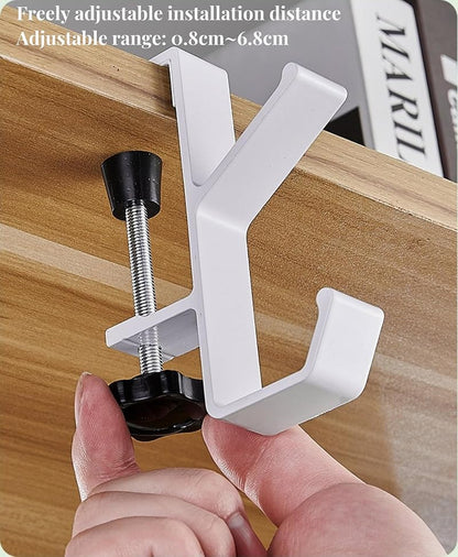 No Slip Mantel Heavy Duty Garland & Stocking Hanger - 8pcs White 2-in-1 for Fireplace & Mantle (Variation: white-8pcs)