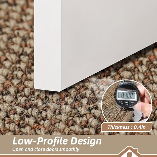 BEQHAUSE Dirt Trapper Door Mat - Non-Slip, Washable, Absorbent 24" x 36" Entryway Mat in Beige