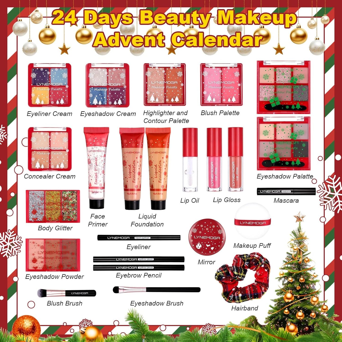 Regine Switzerland Makeup Advent Calendar 2025 | 24 Days of Christmas Beauty Surprises for Women & Teens