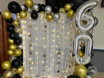 Silver Number 30 Balloon - 40 Inch 30th Birthday Decoration for Kids & Adults | Perfect Party Supplies